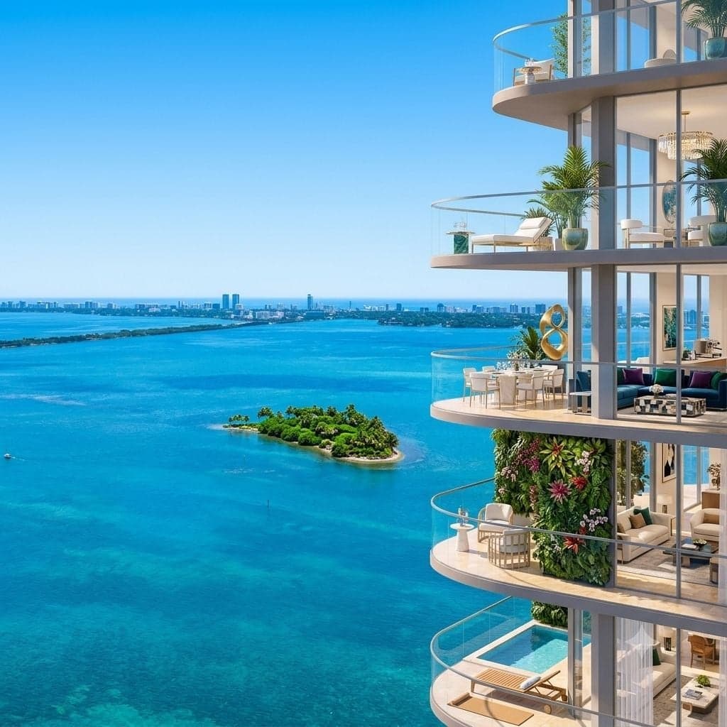 Sofisticação e praticidade no coração de Edgewater e conectada com Downtown Miami.